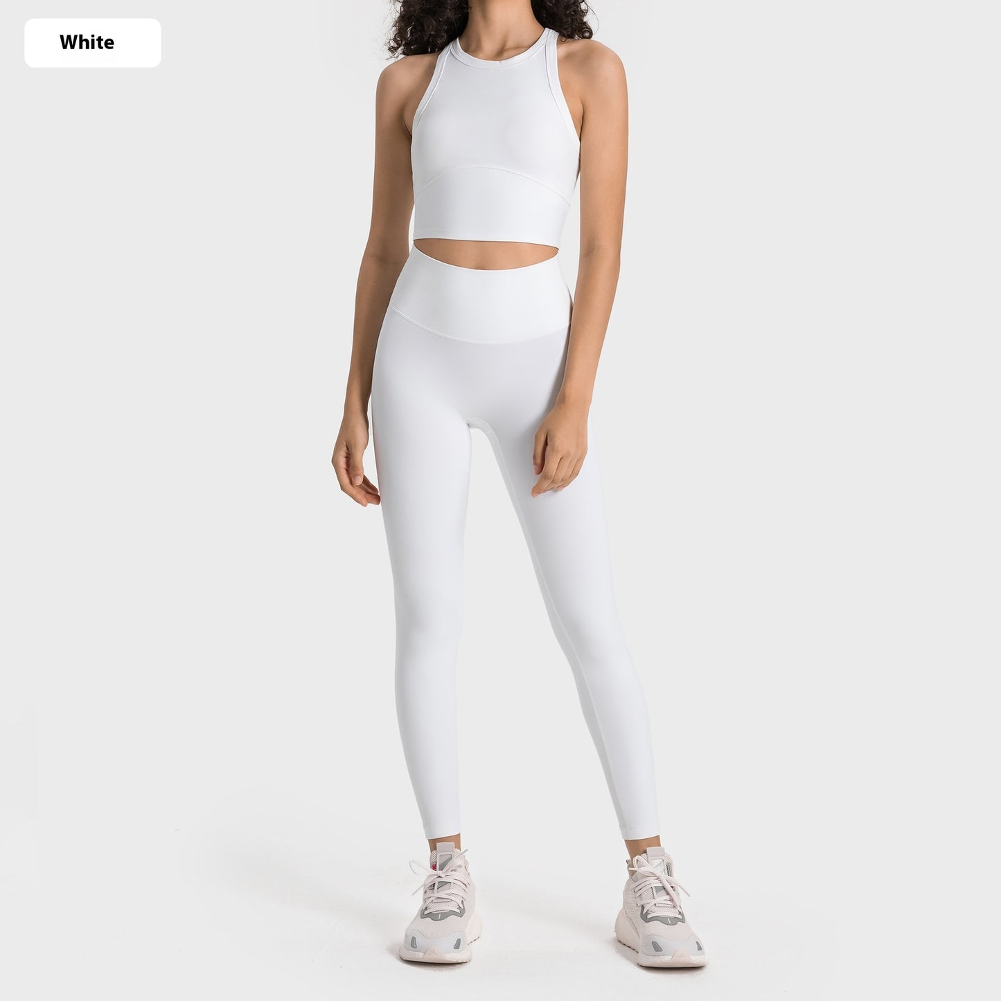 Elastic Yoga Clothes Suit Ankle-length Pants Vest