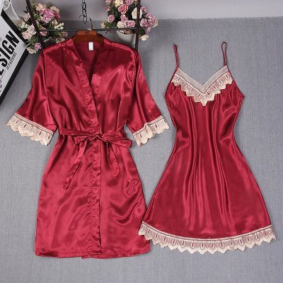 European and American new style cuff lace nightgown suspender skirt sexy suit