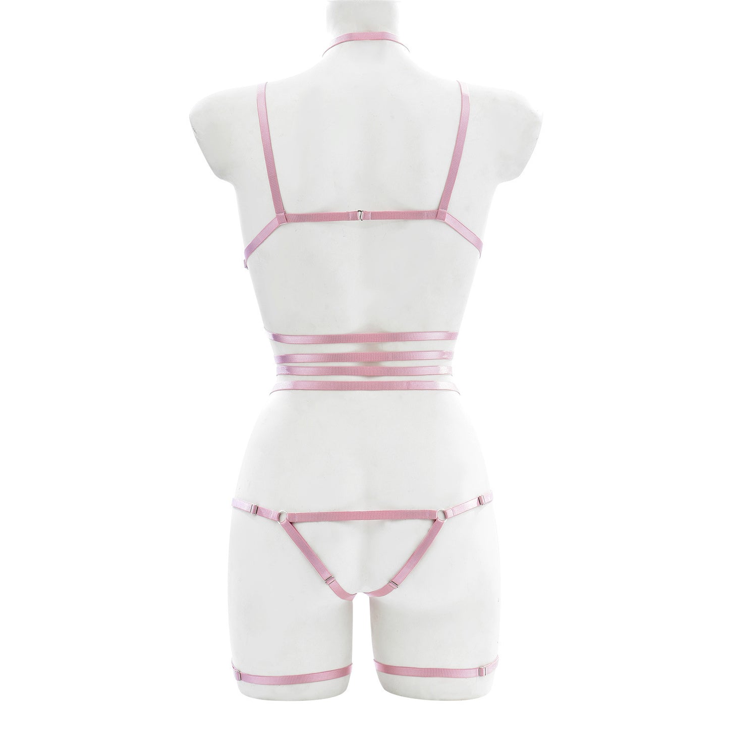 Women's Multi-color Lace-up Underwear Set