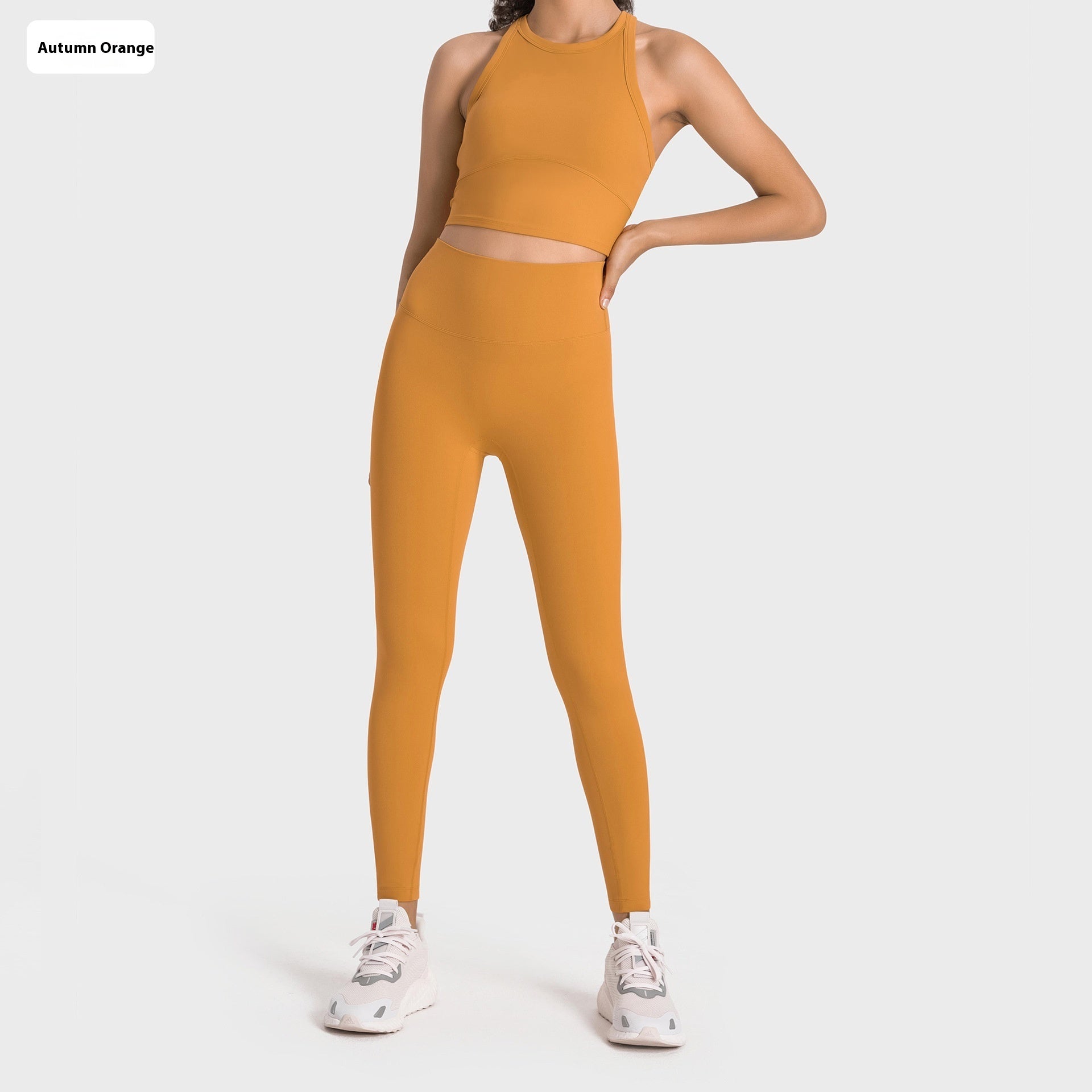 Elastic Yoga Clothes Suit Ankle-length Pants Vest